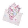 Tarjeta de Felicitación con Ramo de Flores 3D, Tarjeta de Mensaje, Tarjeta de Bendición, Tarjeta de Decoración para Regalo del Día de San Valentín