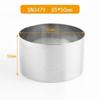 Utensilios para hornear de tres energías molde para pan de tambor grande antiadherente redondo círculo para mousse de queso círculo para tarta cortador de galletas