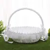 Cesta de Flores para Dama de Flor en Boda Cesta de Hombro para Dama de Honor Boda Cesta Roja para Boda China Nuevo Accesorio de Baile Cesta de Flores