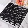 Liga para el cabello negra individual al por mayor anillo para el cabello femenino versión coreana banda elástica para el cabello de alta elasticidad coleta alta accesorios para el cabello de bebé
