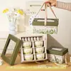 Regalos Pequeños Prácticos para Otros, Vajilla de Cerámica, Juego de Bol y Palillos, Caja de Regalo, Regalos para Empleados de Eventos de Apertura, Recuerdos