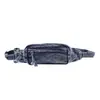 2026 Bolsa de Peito Feminina Bolsa Transversal Grande Capacidade Bolsa de Cintura Bolsa de Ombro Único Jeans Lavado Bolsa para Celular Mochila Casual Estilo Japonês