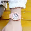 SANDA Reloj Más Vendido para Hombres y Mujeres Moda Estilo Pequeño Fresco Reloj Infantil Estudiante Examen Impermeable Deportivo Reloj de Cuarzo