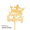 Tarjeta de decoración de pastel de ronda fantasma tarjeta de pastel decoración de escena de pastel enchufe tarjeta de feliz cumpleaños redonda europea HB