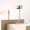 Bastão de Selfie Transfronteiriço R7L Estabilizador Portátil de 1,7m Anti-Tremor R7L Telescópico Controle Remoto Bluetooth Luz de Preenchimento Suporte para Celular