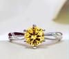 Venta en vivo de anillo femenino psíquico, anillo clásico de pareja con estrella brillante y río, microincrustaciones, anillo de moda japonés y coreano en stock al por mayor