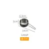 Aço inoxidável 403 Colher de medida Copo de medida Conjunto de 8 peças Colher de medida Conjunto de medidor para café Colheres de medida