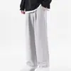 Pantalones 2024 para Hombre Primavera y Otoño Nuevos Sueltos Rectos Simples Estilo Coreano Estilo Americano High Street Pantalones de Chándal Deportivos Casuales