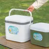 Caja aislada engrosada para uso comercial, venta ambulante, uso en vehículo, uso al aire libre, conservación de alimentos, pesca, almacenamiento en frío, camping portátil, uso doméstico, cubitera de hielo