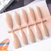 Fábrica de Productos Semi-Terminados para Uñas Portables Uñas Largas Hechas en Fábrica con Gradiente de Rubor Codificado Spray de Esmalte de Uñas Portátil Piezas de Uñas