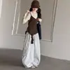 Conjunto de Niña para Otoño Ropa Infantil Niños Niñas Patchwork Falso Dos Piezas Camiseta de Manga Larga Top Pantalones Casuales Conjunto de Dos Piezas Moderno