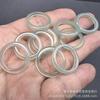Anillo fino de ágata natural anillo de carrera de mano anillo de calcedonia anillo de par anillo de cola para pareja anillo jade hielo al por mayor