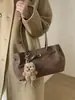 Bolsa Grande de Ombro/Axila Estilo Coreano Casual Transfronteiriça para Mulheres 2026 Nova Bolsa Tote Tendência para o Dia a Dia