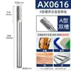 Lima rotatoria de aleación dura azul, duradera, sin rebabas, extendida de 150 mm para desbaste y rectificado de moldes metálicos
