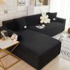 Invierno Color Sólido Felpa Todo-En-Uno Chaise Funda para Sofá Grande Moderna Simple Engrosada Todo Incluido Universal Venta al por Mayor