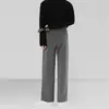 Pantalones casuales holgados de pierna recta estilo coreano de alta gama para hombre, pantalones largos de pierna ancha para otoño, venta al por mayor de pantalones de traje para hombre