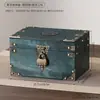 Caja de Madera Estilo Chino con Personaje Feliz Caja de Joyería Vintage Caja de Madera Vestido Antiguo Atrezo para Cine y Televisión Caja de Tocador de Dote Caja de Almacenamiento Antigua