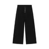 Calça Jeans Nirben Denim Reta Estilo Retrô Americano para Homens com Duas Pregas e Design de Botão, Calça Larga Solta e Versátil.