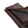 1118 Billetera para Hombre de Comercio Exterior Billetera de Cuero Genuino Billetera para Monedas Venta al por Mayor Bolso de Mano de Gran Capacidad Ranuras Múltiples para Tarjetas Casual Retro