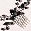 Fabricantes al por mayor de accesorios para el cabello, tocados y novias de cristal negro transfronterizos de Europa y Estados Unidos.