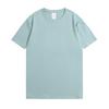 FB Ropa para Hombre Camiseta Fina para Hombre Estilo Puerto Ancho Verano 170G Algodón Peinado Color Sólido Deporte Calle Elástica Manga Corta