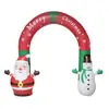 Arco Inflable Navideño de Amazon Papá Noel Muñeco de Nieve Brillo Árbol de Navidad Transfronterizo Arreglo Adornos Decorativos