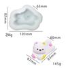 Molde de Silicona para Apretar Dibujo Animado Cachorro Bizcocho Animalito Muñeca Linda Forma de Animal Galleta Tostada DIY Molde de Silicona para Apretar
