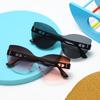 Óculos de Sol Infantis Personalizados em Formato de Borboleta 2024 Óculos de Sol Modernos Europeus e Americanos Transfronteiriços Óculos Fofos Famosos na Internet para Mulheres