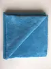 550g Brocado de Poliéster de Alta Densidade 85/15 Camada Única Dupla Face Veludo Coral Borda Cortada Toalha Polida Enceramento Limpeza de Carro Toalha Arco-Íris