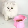 Comedero para mascotas, comedero para gatos, con patas altas, boca inclinada, comedero para gatos que protege el cuello, antideslizante, a prueba de derrames, comedero para perros, suministros para mascotas al por mayor