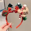 Diadema de Cabeza de Reno Navideña Linda Diadema de Disfraz Decoración de Astas para Niños Pinza para el Cabello Regalo Adorno para el Cabello de Niña Pequeña