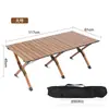 Mesa Plegable 1 m 2 Puestos Venta Hogar Mesa Cuadrada Pequeña con Bolsa Mesa para Camping al Aire Libre Picnic Barbacoa Mesa Rollo de Huevo