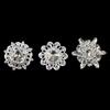 Aleación Estilo Chanel Botón de Vidrio de Cristal Diamante Accesorios de Ropa Suéter Abrigo Hebilla Diamante Botón Chic Diamante