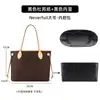 Adecuado para bolso tote lv neverfull bolsa interior de papel DuPont ligera impermeable bolsillo interior almacenamiento forro moldeador accesorios