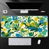 Mouse Pad Floral Fresco Mais Vendido Transfronteiriço, Tapete de Mesa Extra Grande, Tapete de Mesa para Computador de Escritório e Jogos Suave e Espessado