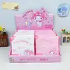 Lenços Umedecidos com Design de Personagem da Série Família Sanrio Autêntico Novo Desenho Animado, Lenços Umedecidos Portáteis de 20 Peças