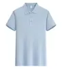 Camisas Polo Personalizadas, Camisetas de Tamanho Grande, Roupas de Trabalho, Camisas Culturais, Impressão de Logo Bordado, Roupas de Trabalho de Manga Curta Feitas Sob Medida Transfronteiriças com Golas Reversas