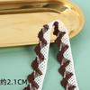 Nuevo encaje de hilo de algodón hueco para dientes de perro, accesorios, descuento de fábrica en stock, decoración de ropa interior Hanfu