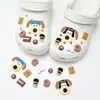 Accesorios de dibujos animados TOY Labubu para zapatos Crocs, lindas decoraciones DIY para zapatos y hebillas para zapatos