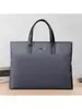 Bolsa para Computador da Moda Nova de Grande Capacidade, Pasta Casual e Simples, Bolsa de Mão para Viagem de Negócios, Personalização de Pasta Masculina