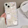 Diseño de Gato Princesa Floral Adecuado para iPhone 17 Pro Max, Funda de Teléfono Mate para Apple 17, 16/15, Anti-Caídas, Estilo Ins