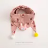 Bufanda Triangular de Algodón y Lino Estilo Coreano Nueva para Niños 2021 Bufanda de Bebé de Dibujos Animados Babero para Bebé de Primera Infancia Bufanda para el Cuello de Doble Uso