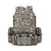 Mochila de Viagem para Acampamento Masculina Mochila Tática Mochila Outdoor Mochila de Caminhada Mochila de Caminhada Mochila de Combinação Quatro em Um