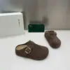 Pantuflas Cerradas de Suela Gruesa para Mujer, Novedad Primavera 2026 Versátiles de Punta Redonda que Aumentan la Altura de Moda Tendencia Slip-On Casuales de Punta Cerrada