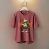 Nueva camiseta de manga corta para hombre, estilo coreano de verano, moderna, sencilla, de media manga, estilo Hong Kong, holgada, informal, de marca.