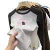 Camiseta Base Térmica Cepillada para Niña 2026 Nuevo Estilo Otoño/Invierno Ropa Polar para Bebé Camiseta de Manga Larga Raglán Elegante