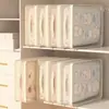 Conjunto de Quatro Peças de Sacos de Armazenamento de Malha para Uso Doméstico, Sacos Organizadores para Lençóis e Fronhas, Sacos de Armazenamento para Colchas e Roupas de Guarda-Roupa, Sacos de Armazenamento à Prova de Mofo e Poeira