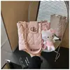 Bolso cubo versátil transfronterizo con bordado vintage, bolso de mano elegante para el trabajo, bolso de hombro de moda de comercio exterior de gran capacidad