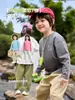 Celebre o Dia Nacional 10% de desconto Dudu Family Moda Infantil Camiseta de Manga Longa para Crianças Outono Blusa para Meninas Roupas de Outono Algodão Puro