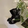 Sandálias de dedo aberto 2026, botas de salto baixo retrô, botas de verão frescas desgastadas, cor desgastada, botas curtas de nicho, novo estilo